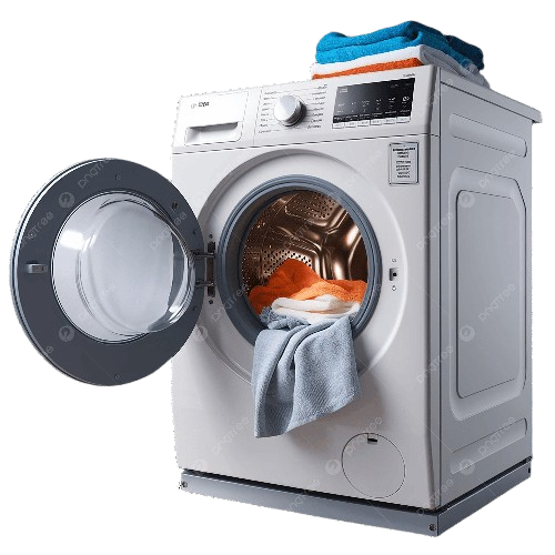 Washing machine using a direct-drive electric motor